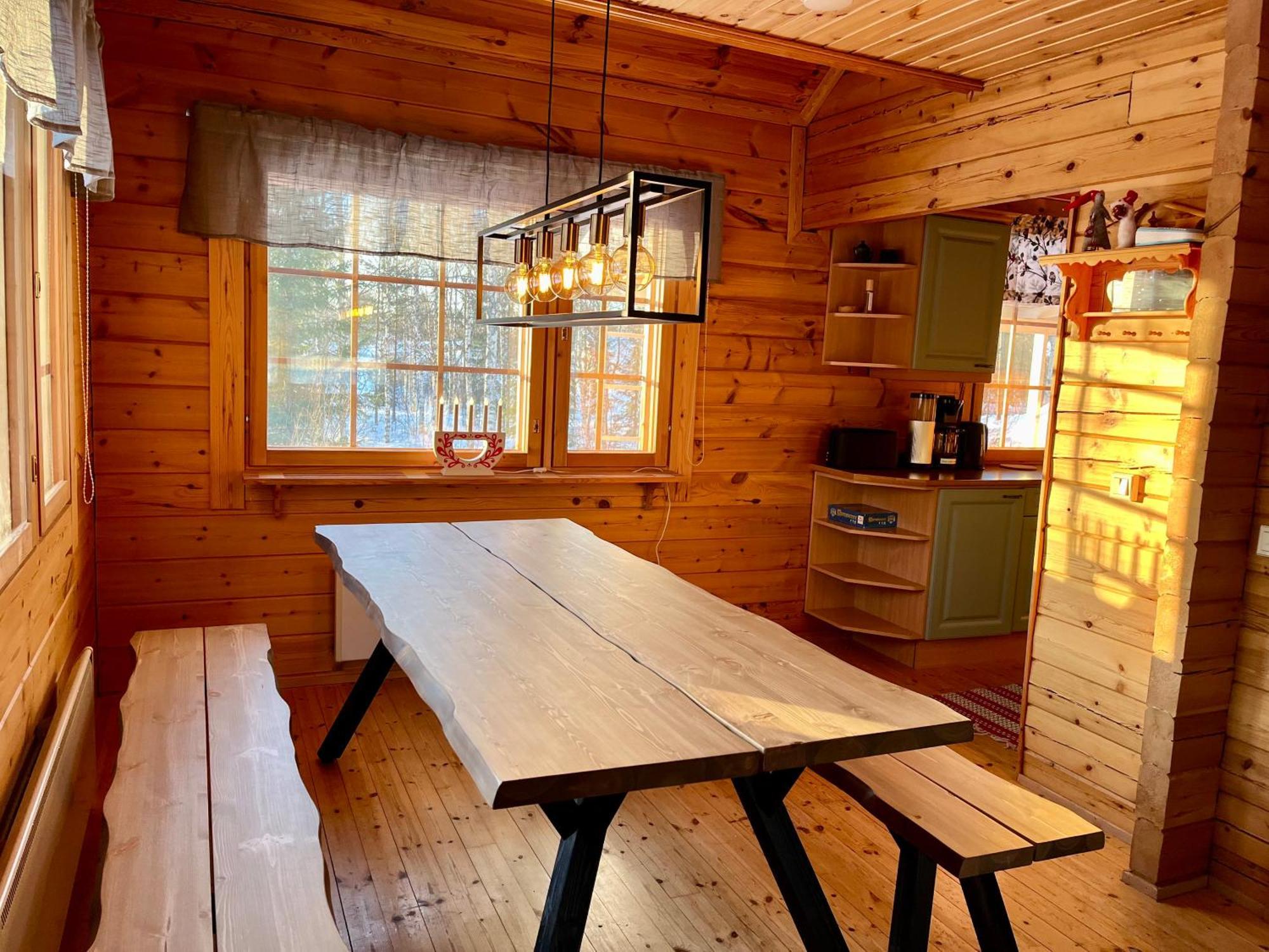 רובניימי Log Cottages In 10 Min From Santa Claus Village-Sauna&Freeparking מראה חיצוני תמונה
