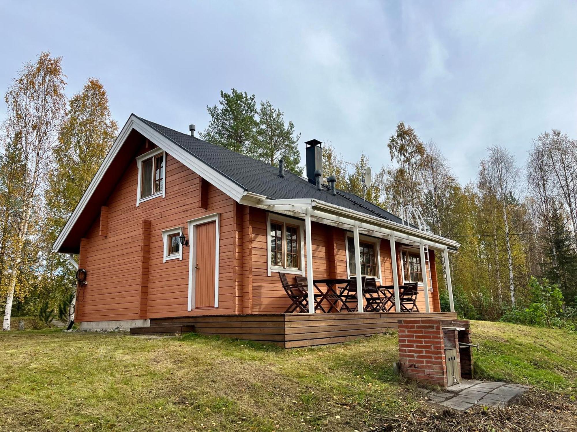 רובניימי Log Cottages In 10 Min From Santa Claus Village-Sauna&Freeparking מראה חיצוני תמונה